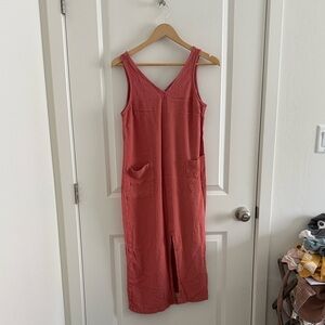 Old Navy Linen Blend Midi Dress (S)